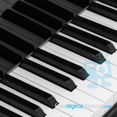 Piano Keys Stock Photo