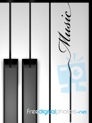 Piano Keys Stock Image