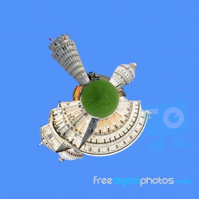 Piazza Dei Miracoli In Pisa Stock Photo