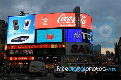 Piccadilly Circus Stock Photo