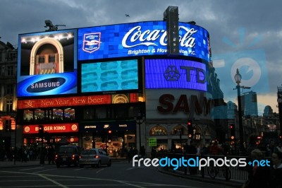 Piccadilly Circus Stock Photo