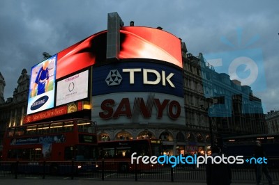 Piccadilly Circus Stock Photo