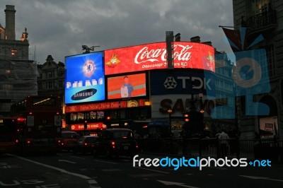 Piccadilly Circus Stock Photo