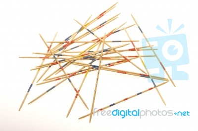 Pick Up Sticks Stock Photo