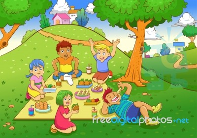 Picnic Stock Image