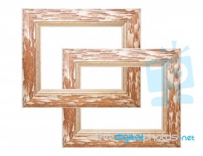 Picture Frame Optical Ilusion Stock Photo