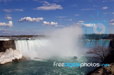 Picture Of The Niagara Falls Stock Photo