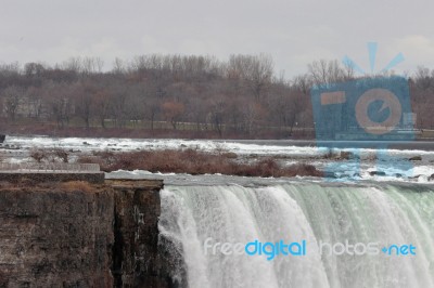 Picture With Amazing Nigara Falls Stock Photo