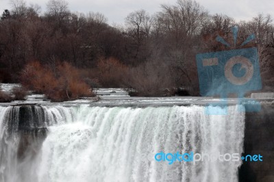 Picture With The Beautiful Waterfalls Stock Photo