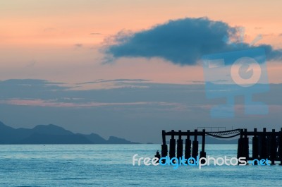 Pier Stock Photo