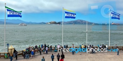 Pier 39 San Francisco Stock Photo