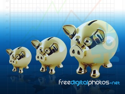 “piggy Bank Isolated” Stock Image