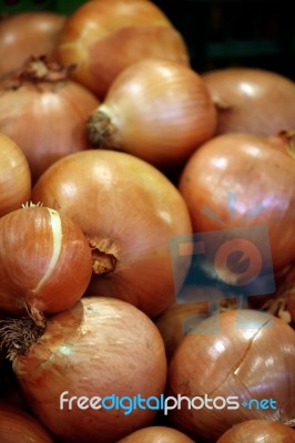 Pile Of Onions Stock Photo