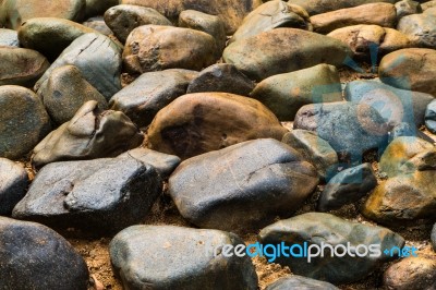 Pile Of River Stones Stock Photo