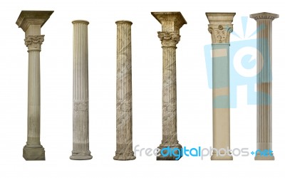 Pillars Stock Photo