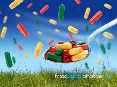 Pills Stock Photo