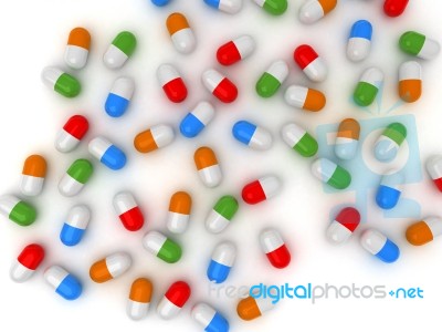 Pills Stock Photo