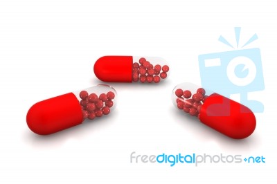 Pills - Medical Background Stock Image