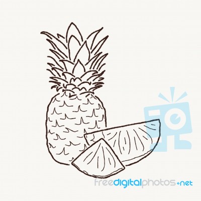 Pineapple Stock Image