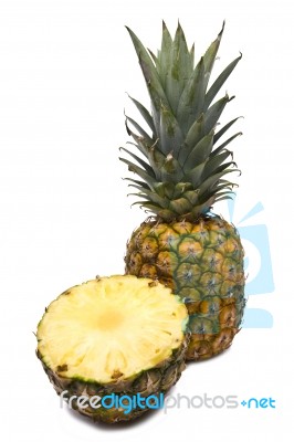 Pineapple Fruit Stock Photo