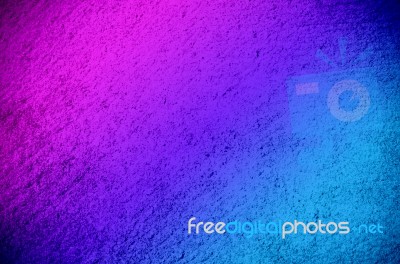 Pink And Blue Color Cement Concrete Surface Abstract Background Stock Photo