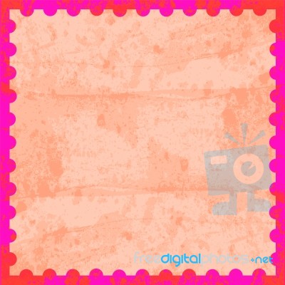 Pink And Red Stamp Card Stock Image