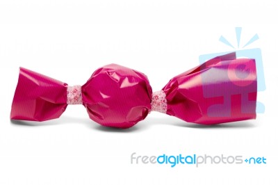 Pink And Round Colorful Candy Stock Photo