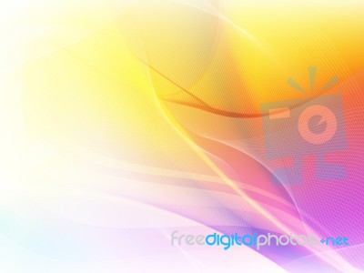 Pink And Yellow Swirling Background Stock Image