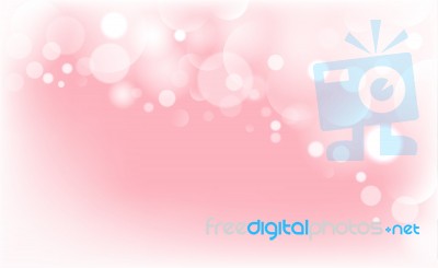 Pink Background Bokeh Pastel Style Stock Image