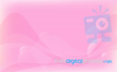 Pink Background Bokeh Ribbon Style Stock Image