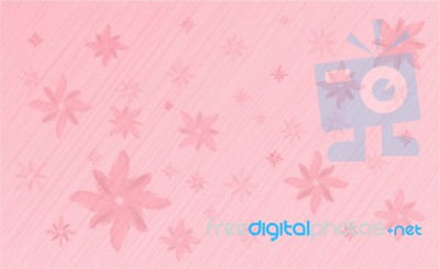 Pink Background Pastel Style Stock Image