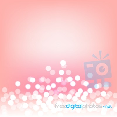 Pink Bokeh And Lights Abstract Background Stock Image