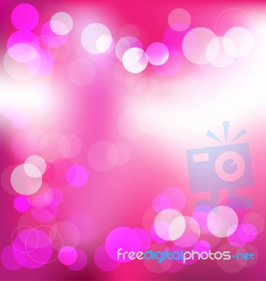 Pink Elegant Abstract Background With Bokeh Lights Stock Image