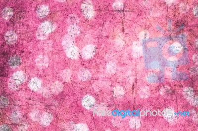 Pink Grunge Wall Stock Photo