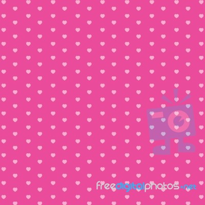 Pink Heart On Pink Background.  Holiday And Pink Heart Background Stock Image