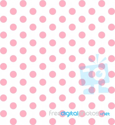 Pink Polka Dots Stock Image