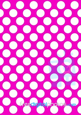 Pink Polka Dots Stock Image