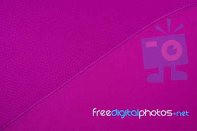 Pink Sport Clothing Fabric Stock Photo