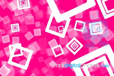 Pink Square Bokeh Background Stock Image