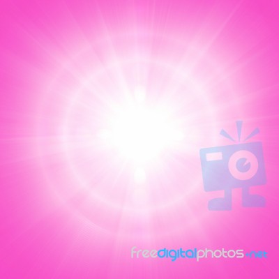 Pink Sunny Background Stock Image