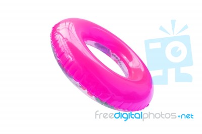 Pink Swim Ring Stock Photo