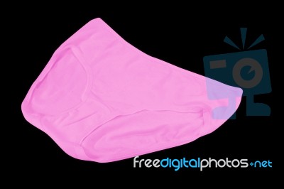 Pink Women's Cotton Panty Stock Photo