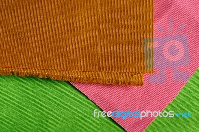 Pink,brown, Green Canvas Texture Stock Photo