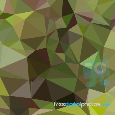 Pistachio Green Abstract Low Polygon Background Stock Image