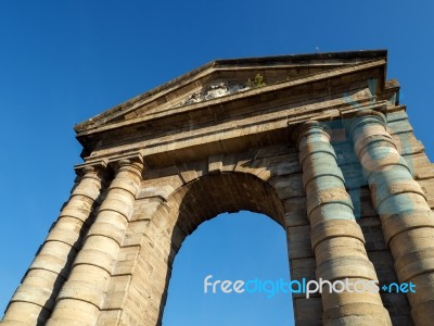 Place De La Victoire In Bordeaux Stock Photo