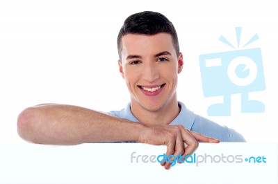 Place Your Company Advertisement Here Stock Photo