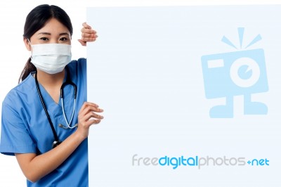 Place Your Hospital's Ad Here Stock Photo