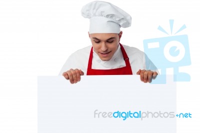 Place Your Restaurant Ad Here Stock Photo