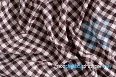 Plaid Fabric Stock Photo