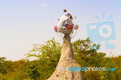 Planet Kalahari In Botswana Stock Photo